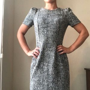 Calvin Klein Puff Sleeve Sheath Dress Size 2